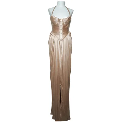 Aftonklänning (Guldfärgad) från Miss Rosier Polyester