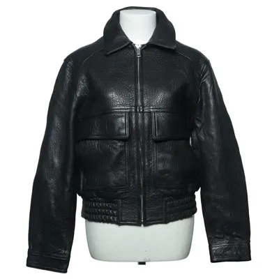 Leather jacket (Black) from H&M Leather