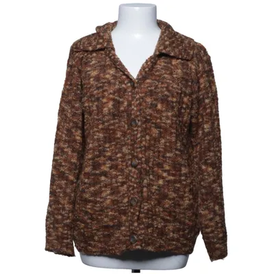 Strickjacke (Braun, Beige, Mehrfarbig) von Woman Collection Acryl, Polyamid, Wolle