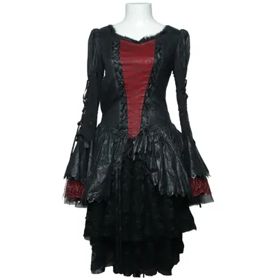 Fancy dress (Black, Red) from Punk Rave Cotton, Elastane
