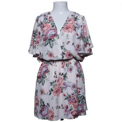 Robe (Beige, Multicolore) de Mimi Chica Polyester