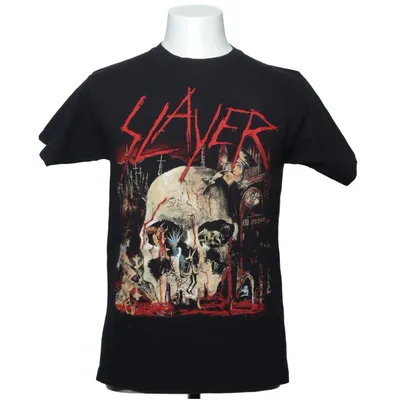 T-shirt (Svart, Flerfärgad) från Fruit of the Loom