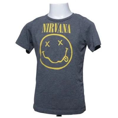 T-shirt (Grijs, Geel) van Nirvana