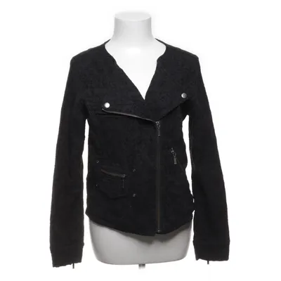 Veste de motard (Noir) de Honey B Blue Coton, Élasthane, Polyester