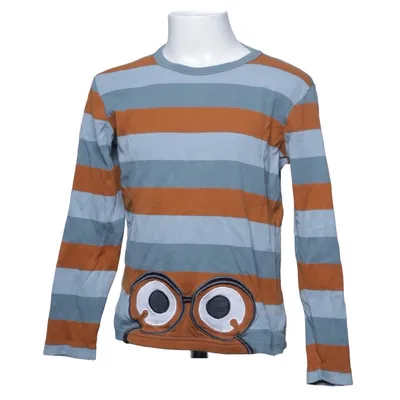 Långärmad t-shirt (Blå, Brun) från Fred's World by Green Cotton Bomull