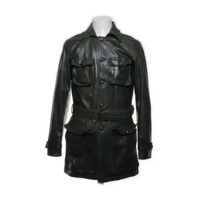 Läderjacka (Grön) från Castor Pollux Skinn, Polyester