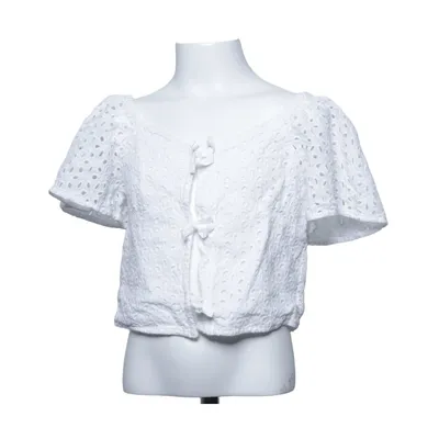 Haut (Blanc) de Zara Coton
