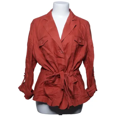 Safari jacket (Red) from Devernois Linen