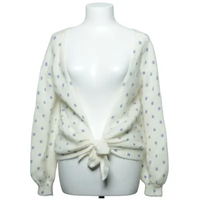 Kofta (Vit, Blå) från Sézane Elastan, Polyamid, Ull