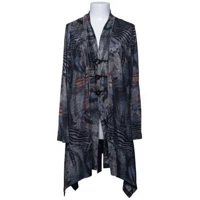 Cardigan (Grå, Blå, Flerfarvet) fra Kriss Sweden Polyester