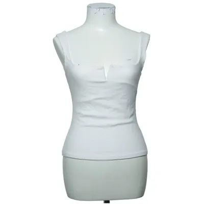 Tank­top (Weiß) von Reformation Elasthan, Tencel