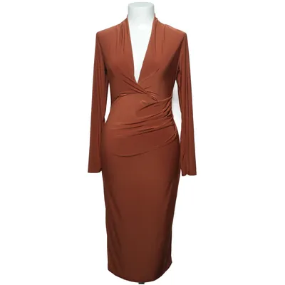 Cocktailklänning (Brun) från Boohoo Night Elastan, Polyester