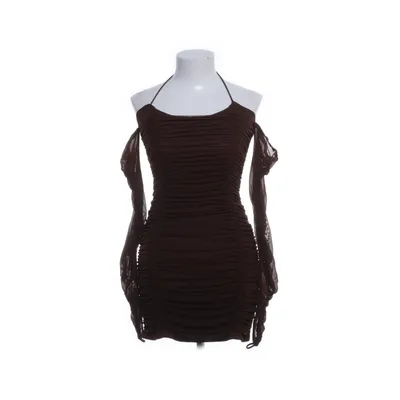 Dress (Brown) from Missy Empire Elastane, Nylon