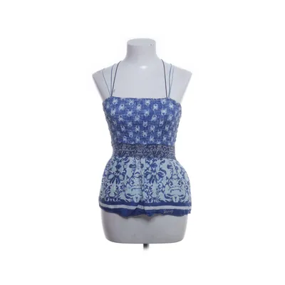 Tanktop (Blauw, Meerkleurig) van Replay Katoen, Zijde