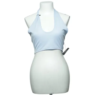 Halter neck top (Blue) from NLY One Elastane, Polyester