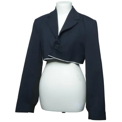 Blazer (Blue) from Zara Elastane, Polyester