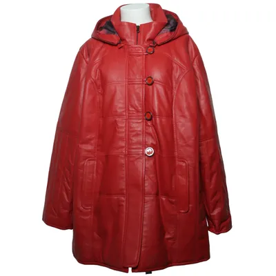 Leren jack (Rood) van C&A Leer