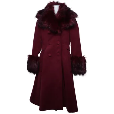 Jas (Rood, Zwart) van Hearts & Roses Elastaan, Polyester, Viscose