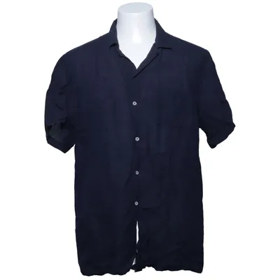 Short sleeve shirt (Blue) from Ciszere Cotton, Linen