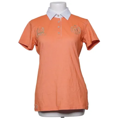 Polotrøje (Orange, Hvid) fra Lauria Garrelli Bomuld, Elastan, Polyester
