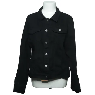 Denim jacket (Black) from Melya Melody Cotton, Elastane