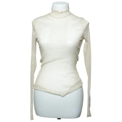 Top (Beige, Guld) fra Urban Outfitters Nylon, Metallfiber