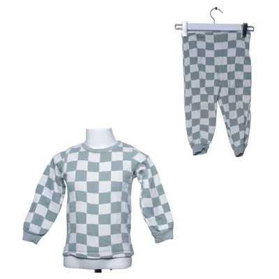 Pajamas (Green, Beige) from Sense Organics Organic cotton