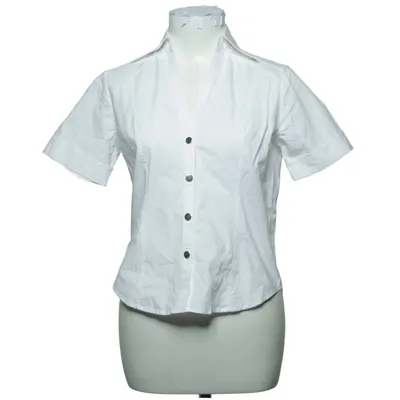 Short sleeve shirt (White) from Jaeger Cotton, Elastane