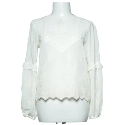 Blus (Vit) från Zara Basic Polyester