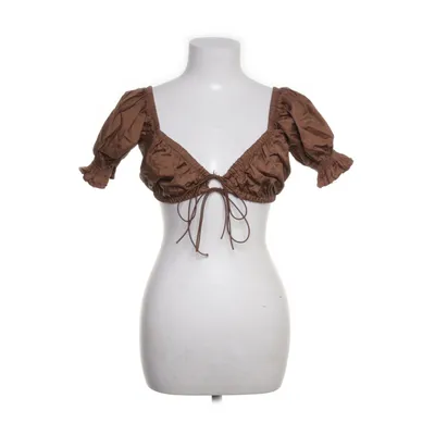 Crop top (Bruin) van Chiquelle Katoen