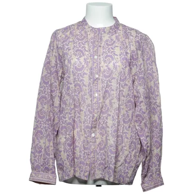 Blouse (Violet, Beige) de Maison Hotel Coton
