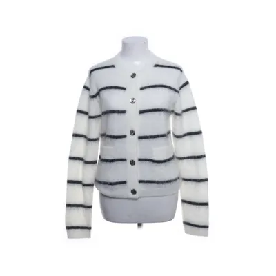 Cardigan (White, Black) from Second Female Elastane, Mohair, Polyamide, Wool