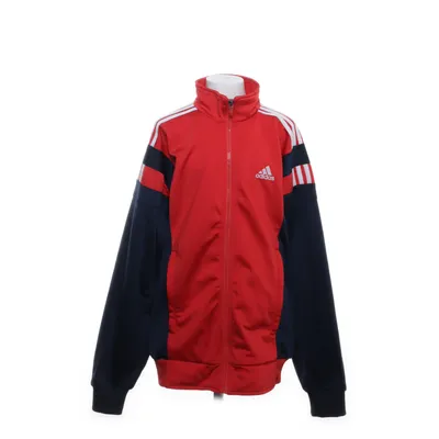 Trainingsjack (Rood, Blauw, Wit) van Adidas Polyester