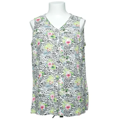Top (White, Multicolored) from Janina Elastane, Viscose