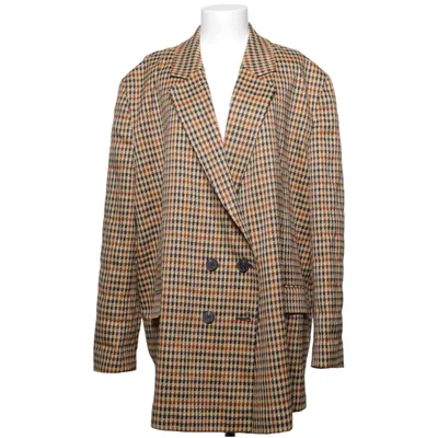 Kavaj (Brun, Svart, Gul) från ASOS Elastan, Polyester, Viskos