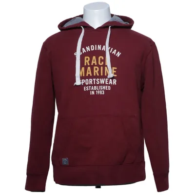 Sweat à capuche (Rouge) de Race Marine Coton, Polyester