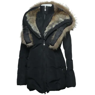 Down coat (Black) from Hollies Down, Feather, Polyester