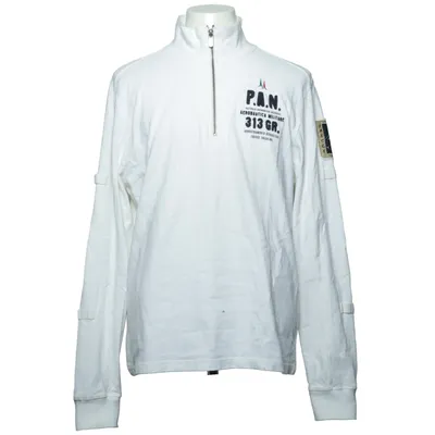 Långärmad t-shirt (Vit) från Aeronautica Militare Bomull