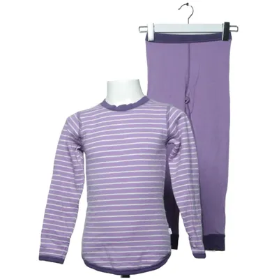 Pajamas (Purple, White) from Joha Cotton, Polyamide, Wool