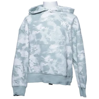 Hoodie (Green, White) from Warp Cotton, Polyester