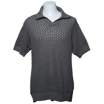Polo (Gris) de Zara Coton, Polyester