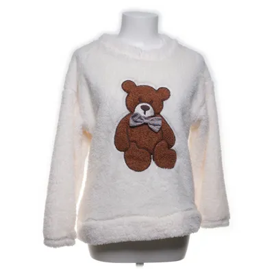 Fleece trui (Wit, Bruin) Polyester