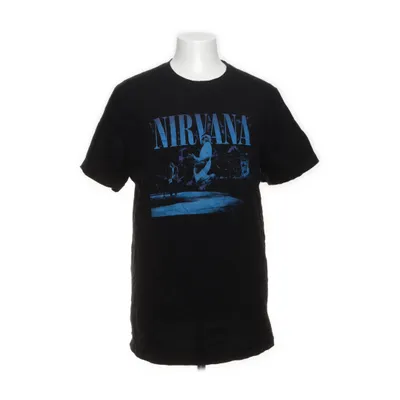 T-shirt (Svart, Blå) från Nirvana Bomull