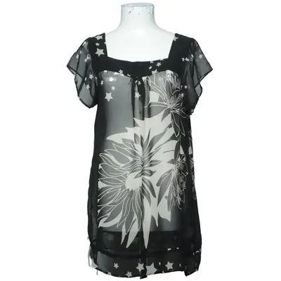 Top (Black, White) from Brooker Polyester