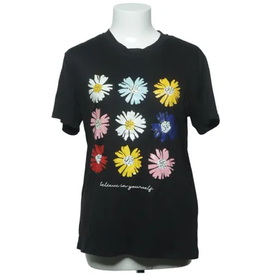 T-shirt (Svart, Flerfärgad) från Self Elastan, Polyester