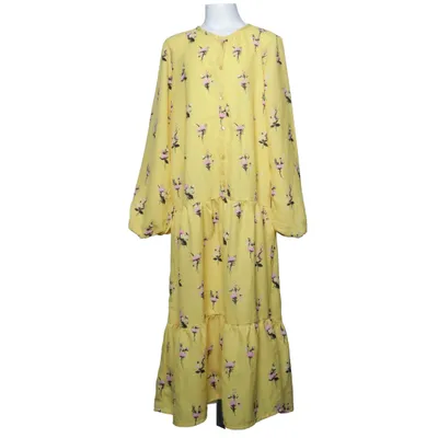 Dress (Yellow, Multicolored) from VRS Junior Polyester