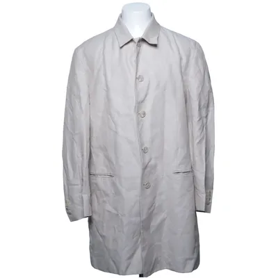 Frakke (Beige) fra NLY Man Bomuld, Linned