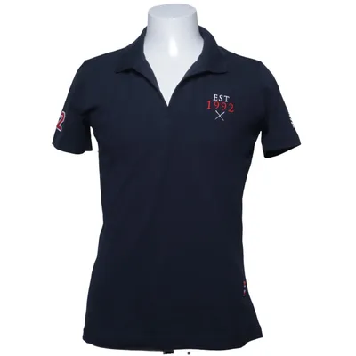 Polo shirt (Blue) from Tracker Cotton, Elastane