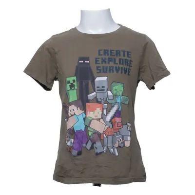 T-shirt (Vert, Multicolore) de Mojang Coton