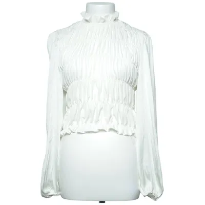 Blouse (White) from Anna Field Elastane, Polyester